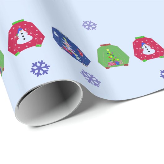 Ugly Christmas Sweaters Geschenkpapier (Rolleneckpunkt)