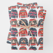 Ugly Christmas Sweaters Geschenkpapier Set (Beispiel)