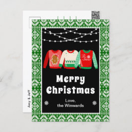 Ugly Christmas Sweaters Green Frohe Weihnachten