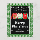 Ugly Christmas Sweaters Green Frohe Weihnachten (Vorderseite)