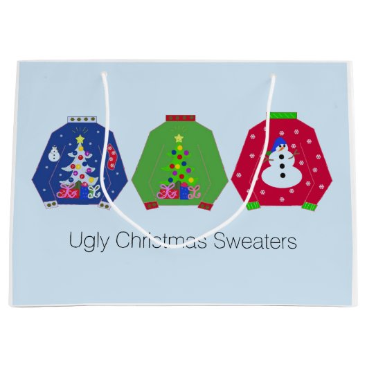 Ugly Christmas Sweaters Große Geschenktüte (Vorderseite)
