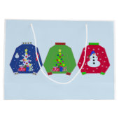 Ugly Christmas Sweaters Große Geschenktüte (Rückseite)