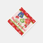 Ugly Christmas Sweaters Happy Holidays Napkins Serviette (Ecke)