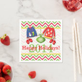 Ugly Christmas Sweaters Happy Holidays Napkins Serviette (Beispiel)
