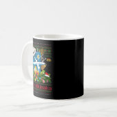 Ugly Christmas Sweaters Hawaiian Vacation Mele Kal Kaffeetasse (Vorderseite Links)