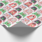 Ugly Christmas Sweaters Pattern Geschenkpapier (Ecke)