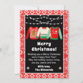 Ugly Christmas Sweaters Red Frohe Weihnachten (Vorderseite)