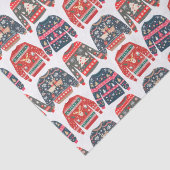 Ugly Christmas Sweaters Seidenpapier (Detail)