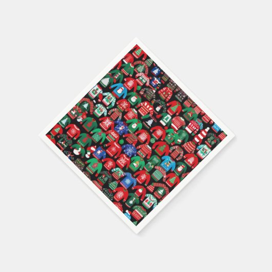 Ugly Christmas Sweaters Serviette (Ecke)