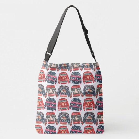 Ugly Christmas Sweaters Tragetaschen Mit Langen Trägern (Rückseite)