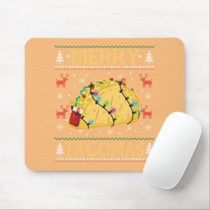 Ugly Christmas Taco TShirt Funny Tacos Geschenk Me Mousepad