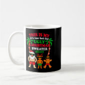 Ugly Christmas Too Hot Christmas  Kaffeetasse (Links)