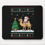 Ugly Christmas Tree Lights Xmas Santa Riding Bactr Mousepad<br><div class="desc">Weihnachtsbaum Lichter Weihnachten Weihnachten Weihnachtsfeiertag</div>