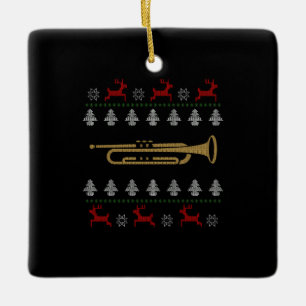 Ugly Christmas - Trumpet Keramikornament
