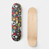 Ugly Christmas und Happy New Year Skateboard (Vorderseite)