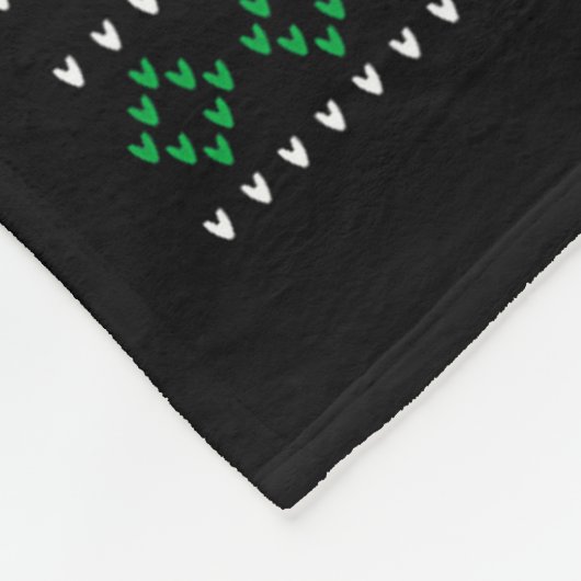 Ugly Christmas Xmas Tree Snowman Santa Claus New Y Fleecedecke (Ecke)