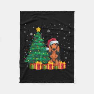 Ugly Coonhound Weihnachtsmannmütze WeihnachtsLICHT Fleecedecke