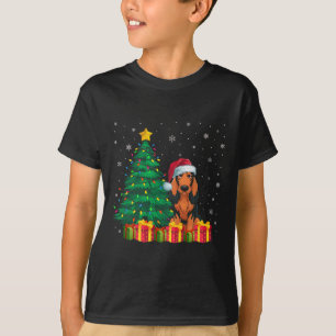Ugly Coonhound Weihnachtsmannmütze WeihnachtsLICHT T-Shirt