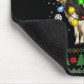 Ugly Cow Christmas Sweater Santa Hat And Light Up Mousepad (Ecke)