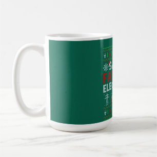 Ugly Electrician Xmas Geschenk Santa Lieben Electr Kaffeetasse