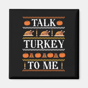 Ugly Erntedank Funny Sprich Türkei zu Fall Magnet