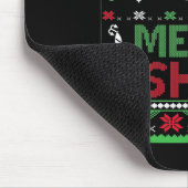 Ugly Fishing Christmas by Fish Apparel Mousepad (Ecke)