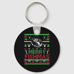Ugly Fishing Christmas by Fish Apparel Schlüsselanhänger