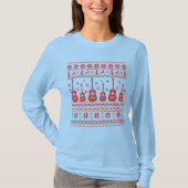 Ugly Frohe Weihnachts Pullover akustische Gitarre (Vorderseite)