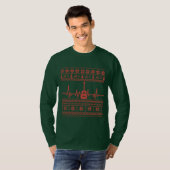 Ugly Frohe Weihnachts Pullover akustische Gitarre (Vorne ganz)