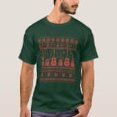 Ugly Frohe Weihnachts Pullover akustische Gitarre (Vorderseite)
