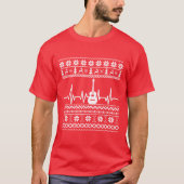 Ugly Frohe Weihnachts Pullover akustische Gitarre (Vorderseite)