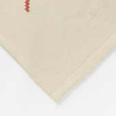 Ugly Frohe Weihnachts Pullover akustische Gitarre Fleecedecke (Ecke)