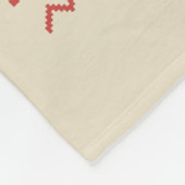 Ugly Frohe Weihnachts Pullover akustische Gitarre Fleecedecke (Ecke)