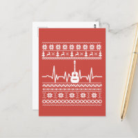 Ugly Frohe Weihnachts Pullover akustische Gitarre