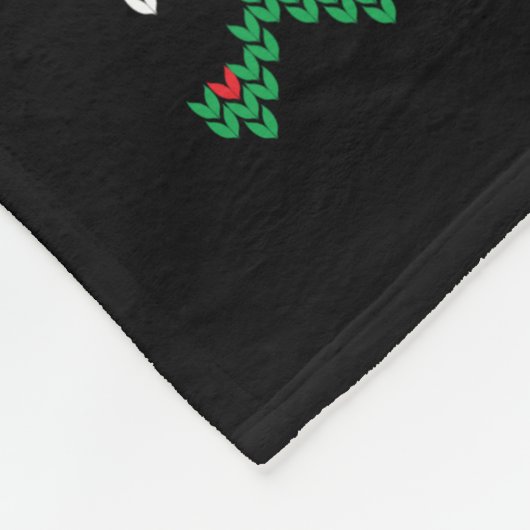 Ugly Frohe Weihnachts-Pullover Krankenschwester Fleecedecke (Ecke)