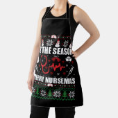 Ugly Frohe Weihnachts-Pullover Krankenschwester Schürze (InSitu)