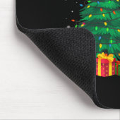 Ugly German Drahthaar Pointer Weihnachtsmannmütze Mousepad (Ecke)