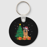 Ugly German Shepherd Weihnachtsmannmütze Weihnacht
