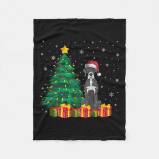Ugly Great Dane Weihnachtsmannmütze Weihnachtsleuc Fleecedecke