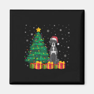 Ugly Great Dane Weihnachtsmannmütze Weihnachtsleuc Magnet