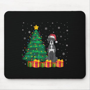 Ugly Great Dane Weihnachtsmannmütze Weihnachtsleuc Mousepad