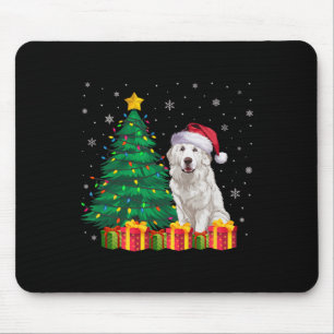 Ugly Great Pyrenäen Weihnachtsmannmütze Weihnachts Mousepad