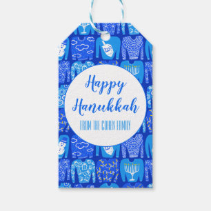 Ugly Hannukah Sweater Holiday Pattern CUSTOM Geschenkanhänger