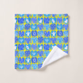 Ugly Hannukah Sweaters Holiday Pattern Badhandtuch Set (Waschlappen)