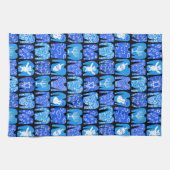 Ugly Hannukah Sweaters Holiday Pattern Geschirrtuch (Horizontal)