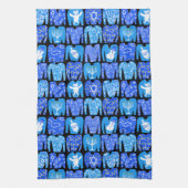 Ugly Hannukah Sweaters Holiday Pattern Geschirrtuch (Vertikal)