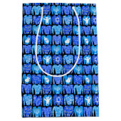 Ugly Hannukah Sweaters Winter Holiday Mittlere Geschenktüte (Vorderseite)