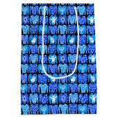 Ugly Hannukah Sweaters Winter Holiday Mittlere Geschenktüte (Rückseite)
