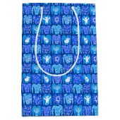 Ugly Hannukah Sweaters Winter Holiday Mittlere Geschenktüte (Vorderseite)
