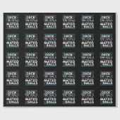 Ugly Hanukkah Deck Hall mit Matzo Ball Chanukah Geschenkpapier (Flach)